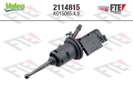 Цилиндр сцепления (главный) VW Caddy 03- = KG15065.4.9 FTE 2114815