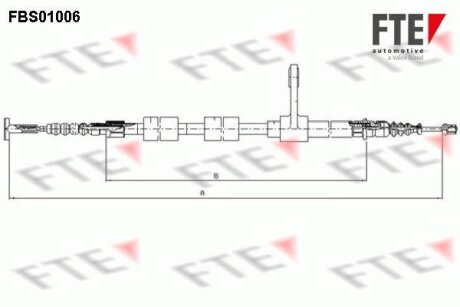 Тросовий привод, стоянкове гальмо FTE FBS01006