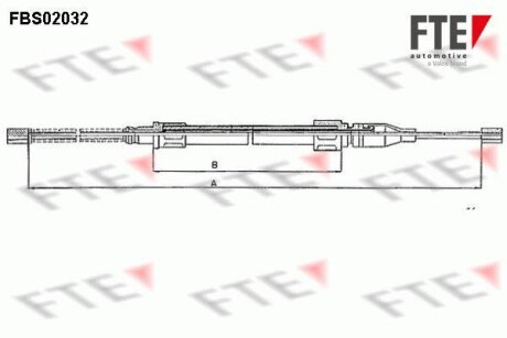 Тросовий привод, стоянкове гальмо FTE FBS02032