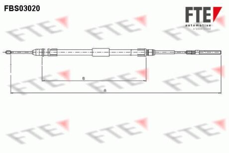 Тросовий привод, стоянкове гальмо FTE FBS03020