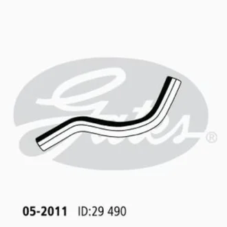 Шланг гумовий сист. охолоджен. Gates 05-2011