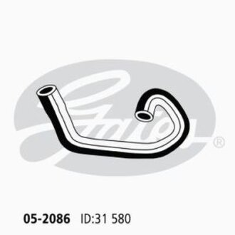 Патрубок системи охолодження нижній FORD EDGE, C-MAX, FOCUS C-MAX, FOCUS II 1.8-2.0LPG 03.04-09.12 Gates 05-2086