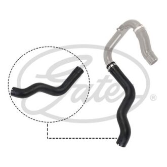 (4177-10475) Патрубок турбіни TURBO HOSE Gates 09-0475