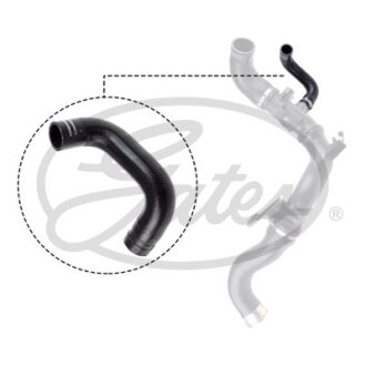 (4177-10511) Патрубок турбіни TURBO HOSE Gates 09-0511