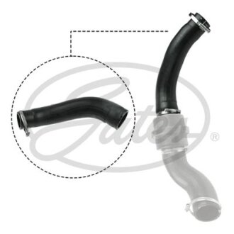 (4177-10629) Патрубок турбіни TURBO HOSE Gates 09-0629