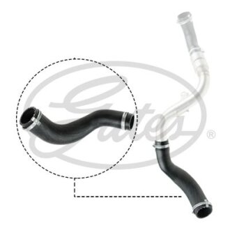 (4177-10662) Патрубок турбіни TURBO HOSE Gates 09-0662