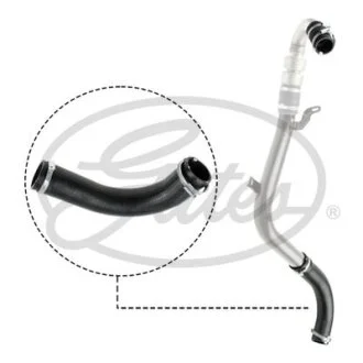 (4177-10665) Патрубок турбіни TURBO HOSE Gates 09-0665