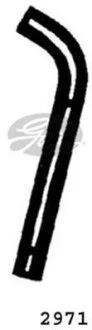 (4275-12971) Патрубок системи охолодження Gates 2971