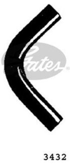 (4275-13432) Патрубок системи охолодження Gates 3432