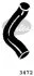 (4275-13472) Патрубок системи охолодження Gates 3472 (фото 1)