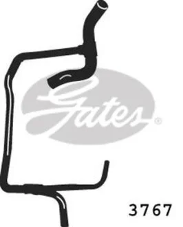 (4275-13767) Патрубок системи охолодження Gates 3767