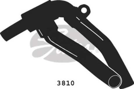 (4275-13810) Патрубок системи охолодження Gates 3810
