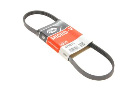 Ремінь генератора поліклиновий Gates 4PK833
