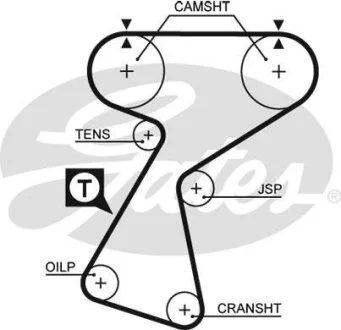 Ремень зубч. ГРМ Z=148 Распродажа Gates 5244XS