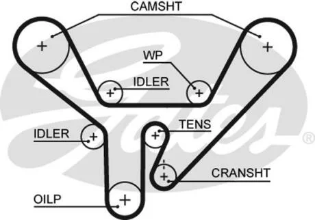 Ремень зубч. ГРМ Z=299 Распродажа Gates 5518XS
