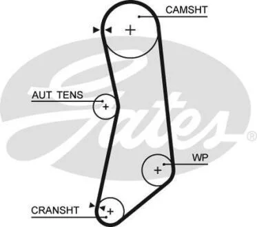 Ремінь ГРМ Gates 5626XS