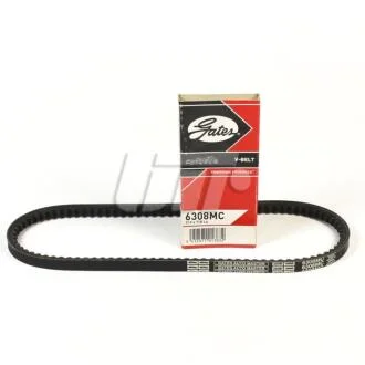 Клиновий ремінь (ширина 11,9, длина 710/720) SEAT IBIZA II, TERRA; VW GOLF II, JETTA II, POLO, POLO CLASSIC, POLO II 1.0/1.3/1.4D 09.82-08.99 Gates 6308MC