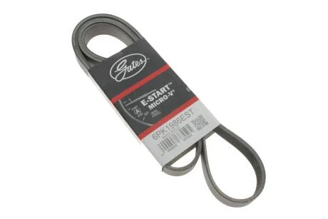 Пас привідний з довжиною кола понад 60см, але не більш як 180см Gates 6PK1986EST