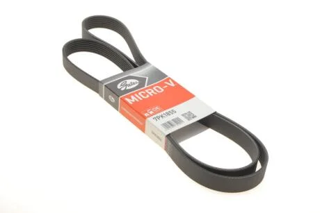 Ремінь поліклиновий BMW 1 E81-88 04-11, 3 E90-93 05-12, LAND ROVER Discovery I 89-98 Gates 7PK1855