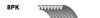 (8542-20097) Ремінь (поліклиновий) MICRO-V XF ES Gates 8PK2113ES (фото 1)
