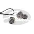 K096PK1700  (7884-22277)  Комплект ременів GATES ICRO V KIT K096PK1700