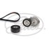 (7884-23035) Комплект ременів MICRO V KIT Gates K106PK1745 (фото 1)
