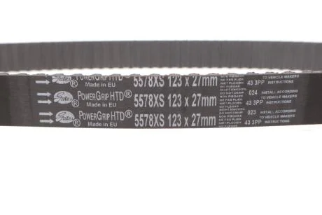 Комплект ременя ГРМ з помпою води Gates KP25578XS-2