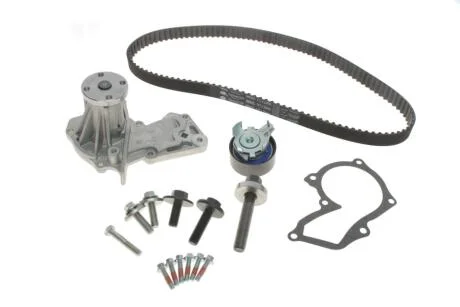 Комплект ГРМ (+ помпа + нат.ролик) Ford Focus 1.4/1.6 03- (замінено з KP15669XS) Gates KP45669XS