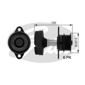 (7789-10071) Шків генератора OVERRUNNING PULLEY Gates OAP7045
