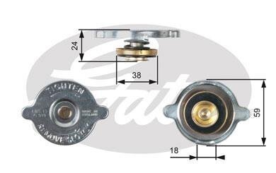 (7410-30015) Кришка радіатора Gates RC115