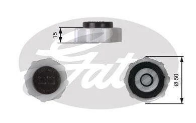 (7410-30064) Кришка розширювального бачка системи охолодження Gates RC222