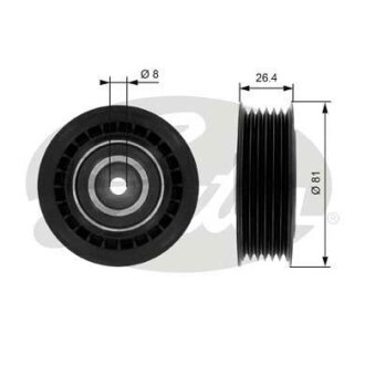 (7803-21100) Обвідний ролик DRIVEALIGN MV IDLER Gates T36000