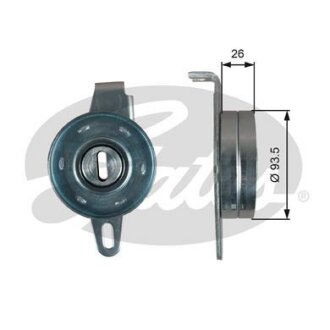 (7803-21123) Обвідний ролик DRIVEALIGN MV IDLER Gates T36023