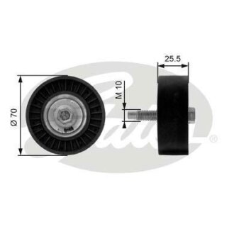 (7803-21299) Обвідний ролик DRIVEALIGN MV IDLER Gates T36199