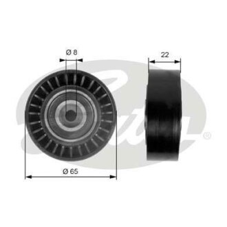 (7803-21358) Обвідний ролик DRIVEALIGN MV IDLER Gates T36258