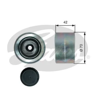 (7803-25507) Обвідний ролик EXTRA SERVICE MV IDLER Gates T36507