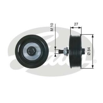 (7803-21602) Обвідний ролик DRIVEALIGN MV IDLER Gates T36602
