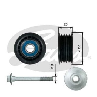 (7803-21731) Обвідний ролик DRIVEALIGN MV IDLER Gates T36731
