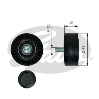 (7803-21766) Обвідний ролик DRIVEALIGN MV IDLER Gates T36766