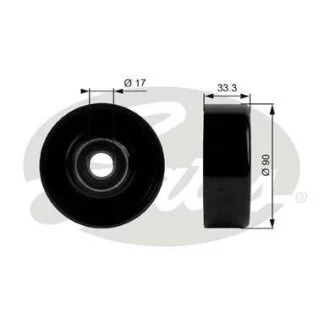 (7803-21033) Обвідний ролик DRIVEALIGN MV IDLER Gates T38033