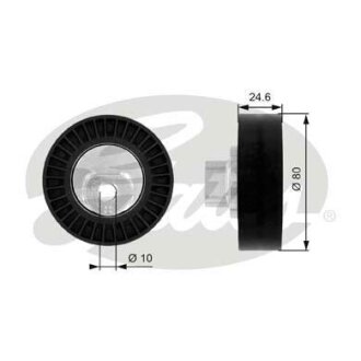 (7803-21069) Обвідний ролик DRIVEALIGN MV IDLER Gates T38069