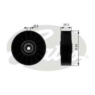 (7803-21093) Обвідний ролик DRIVEALIGN MV IDLER Gates T38093