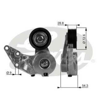 (7808-21108) Механізм натягу ременя DRIVEALIGN MV TENS Gates T38208