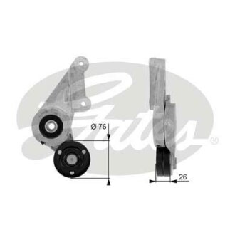 (7808-21204) Механізм натягу ременя DRIVEALIGN MV TENS Gates T38304