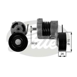 (7808-21410) Механізм натягу ременя DRIVEALIGN MV TENS Gates T39010