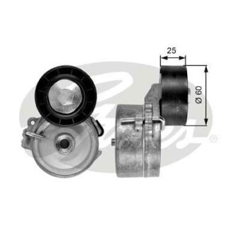 (7808-21433) Механізм натягу ременя DRIVEALIGN MV TENS Gates T39033