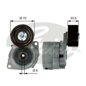 (7808-21502) Механізм натягу ременя DRIVEALIGN MV TENS Gates T39102