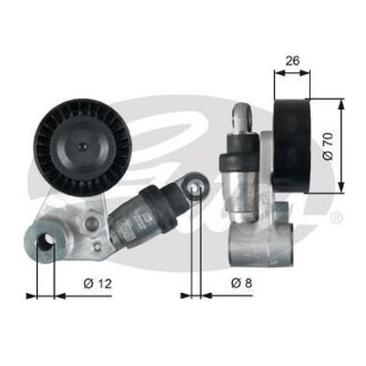 (7808-21504) Обвідний ролик DRIVEALIGN MV TENS Gates T39104
