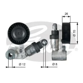 (7808-21504) Обвідний ролик DRIVEALIGN MV TENS Gates T39104