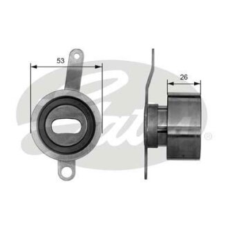 (7786-21024) Натяжний ролик ременя ГРМ POWERGRIP TENSIONER Gates T41023 (фото 1)
